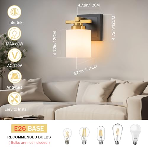 Modern Bathroom Light Fixtures Over Mirror