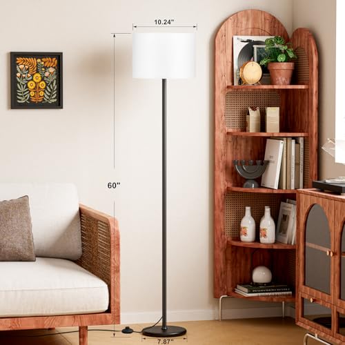 Floor Lamp for Living Room with Smart Light Bulb
