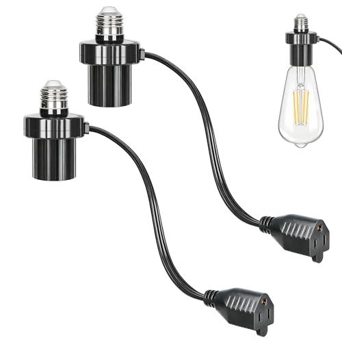 3 in 1 Light Socket Outlet Adapter (2 Count)