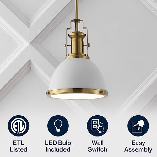 Homer Industrial Dome Pendant 10"