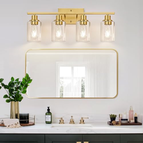 4 Light Bathroom Light Fixtures (4 Count)