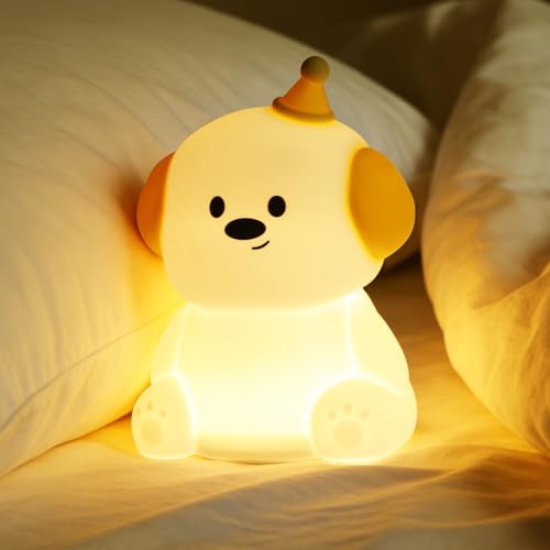 Puppy Silicone Night Light for Kids Baby (100 Count)