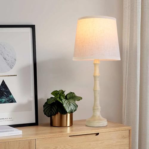 Lamps Set of 2 Modern Farmhouse Table Lamp Bedside Reading Lamps Living Room End Tables Set Lamps for Night Stands Bedroom Night Lamp (2 Count)