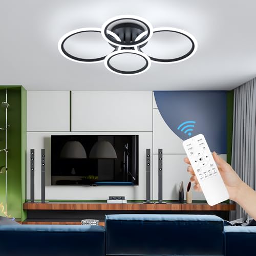 Black Modern Ceiling Light