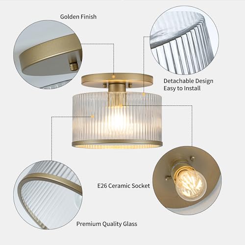 Glass Ceiling Light