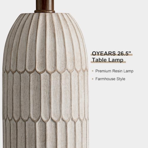 26" Bedside Table Lamps Set of 2