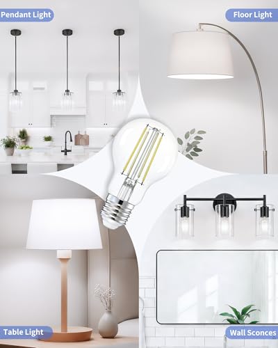 A19 Daylight Edison Bulbs (6 Count)