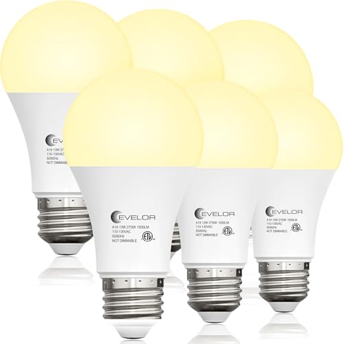 6 Packs A19 LED Light Bulbs (6 Count)