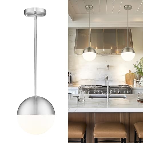 Brushed Nickel Pendant Lights Kitchen Island