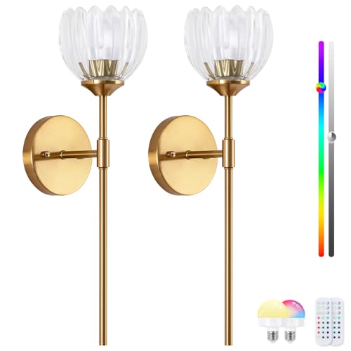 Vintage Battery Operated Wall Sconce Set of 2 (2 Count)