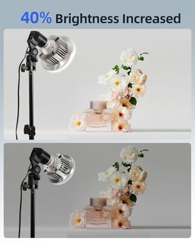 Softbox Lighting Kit 16x16in Soft Box 1Pack Upgrade 135W 2700