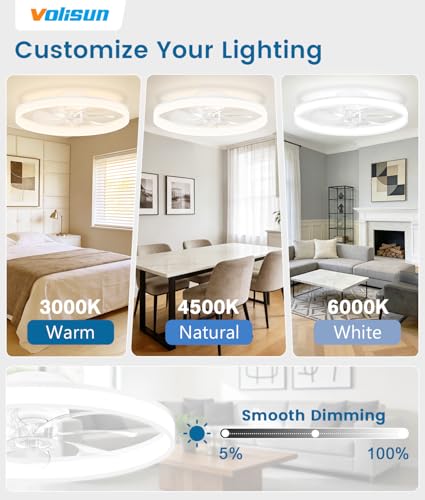 Low Profile Ceiling Fans with Lights and Remote