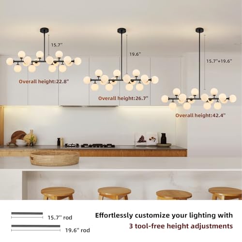 Mid Century Modern Sputnik Chandelier