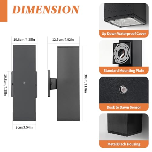 Dusk to Dawn Outdoor Lighting (2 Count)
