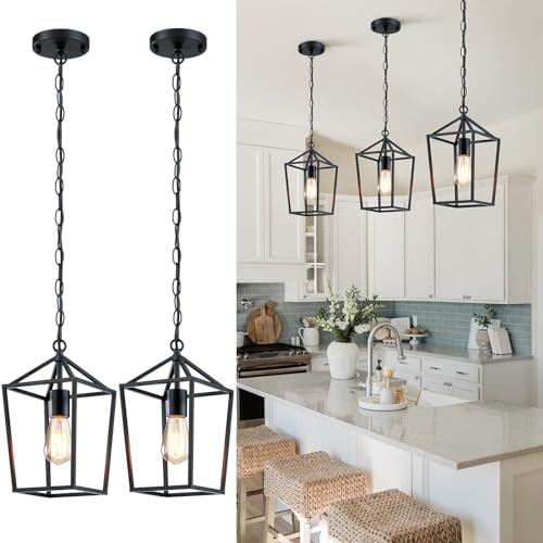 2 Pack Pendant Lights Kitchen Island (2 Count)