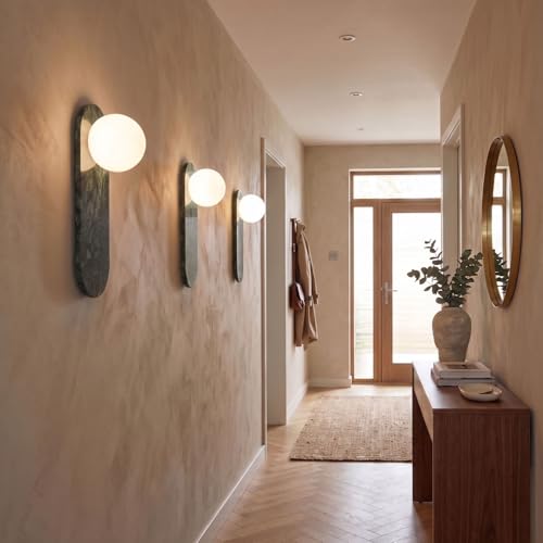 Modern Green Marble Wall Sconce