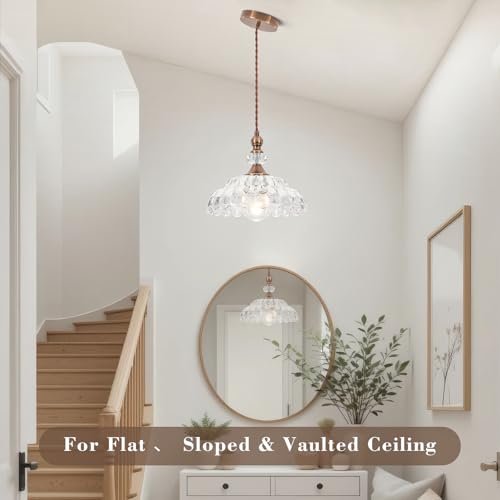 9.8" Small Vintage Pendant Lights for Kitchen Island