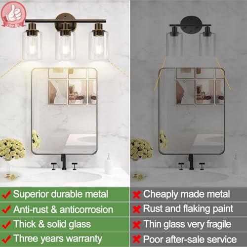 3 Light Bathroom Light Fixtures