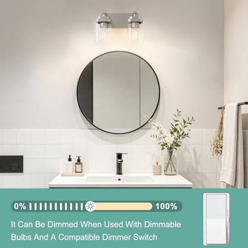 Brushed Nickel Bathroom Light Fixtures