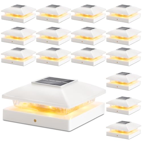 Solar Post Cap Lights Outdoor 16pack (16 Count)
