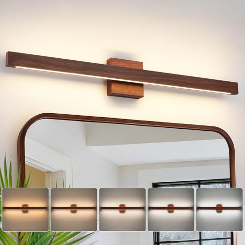 Modern Bathroom Light Fixtures Over Mirror