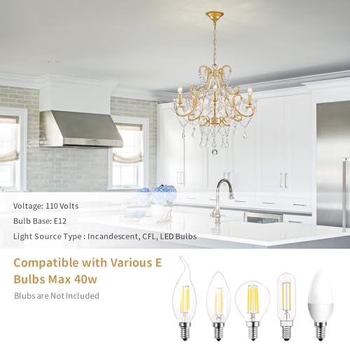 Crystal Chandelier (5 Count)