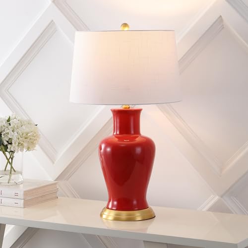 Julian Classic Ceramic Urn Metal LED Table Lamp 29"