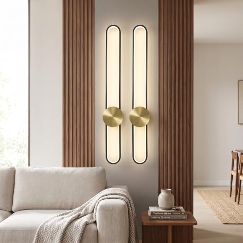 Modern Wall Sconce 4000K Dimmable LED Wall Light Fixture