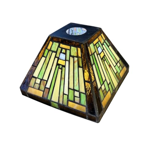 stained glass lampshade .glass replacement lampshade