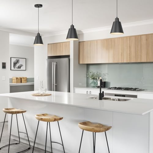 Black Pendant Light Kitchen Island (3 Count)