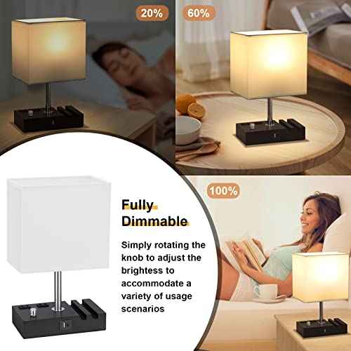 White Table Lamp for Bedroom