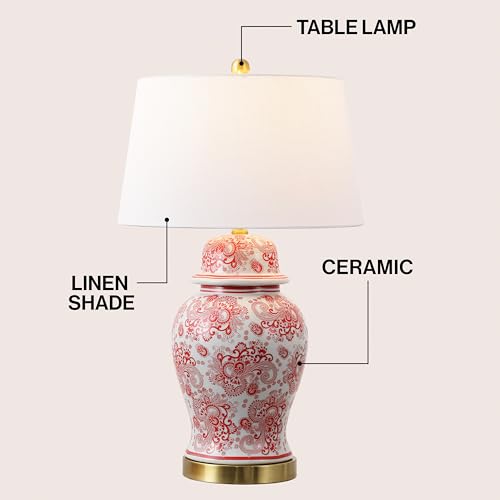 Ellis Chinoiserie Ginger Jar Table Lamp 29.5"
