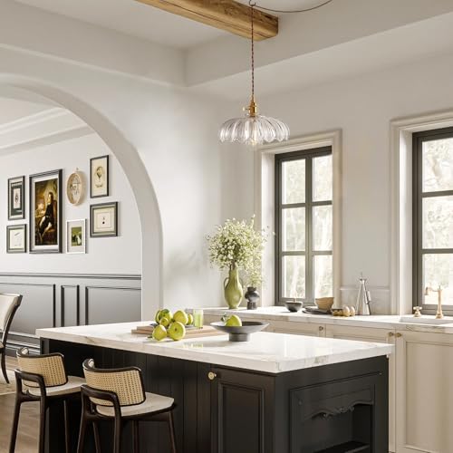 Glass Pendant Lights Kitchen Island