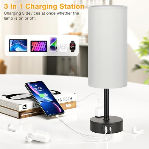 Grey Touch Table Lamps Set of 2 (2 Count)