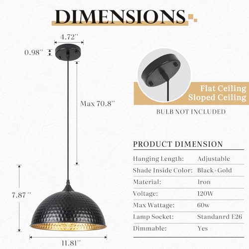 Black Pendant Lights Kitchen Island