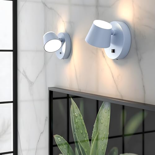 Battery Operated Wall Lights Set of Two (2 Count)