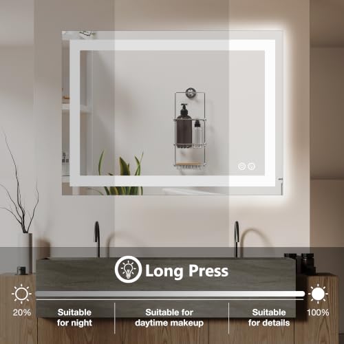 32.1"x40.1" LED Bathroom Mirror