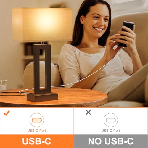 Bedroom Lamps for Night Stands (2 Count)