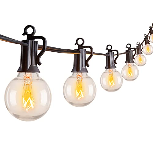 Outdoor String Lights 55FT Patio Lights with 50 Edison Glass Bulb (50 Feet)