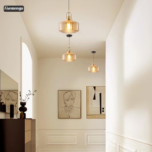 11.8in Mid Century Modern Pendant Light