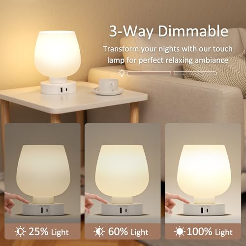 Touch Table Lamp for Nightstand