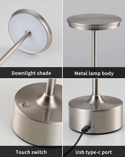 Rechargeable Table Lamps Set of 2 (2 Count)