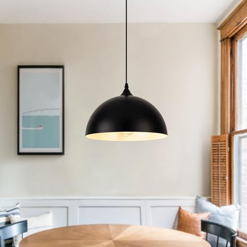 Black Pendant Lights Kitchen Island 2 Pack (2 Count)