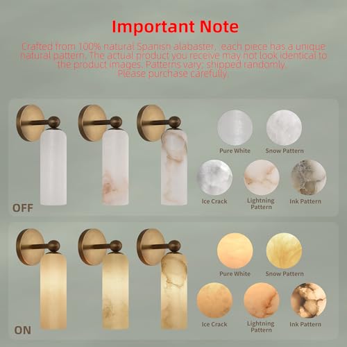 Alabaster Wall Sconce (2 Count)
