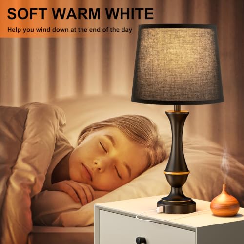 Touch Lamps for Nightstand (2 Count)