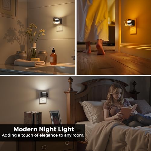 Night Light 4 Pack 3CCT Night Lights Plug into Wall (4 Count)