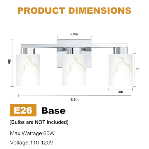 3 Light Bathroom Light Fixtures