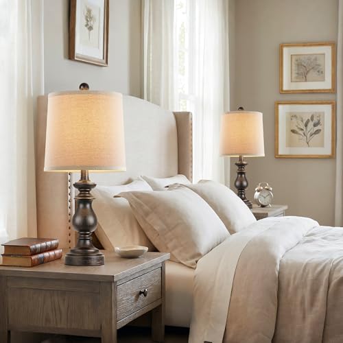 Traditional Table Lamp Set of 2 (2 Count)