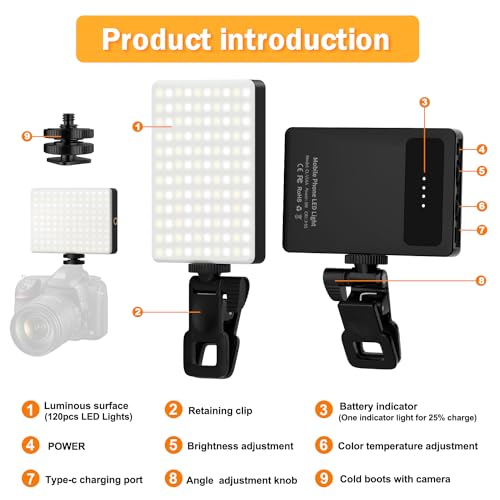 120 LED Selfie Light for iPhone