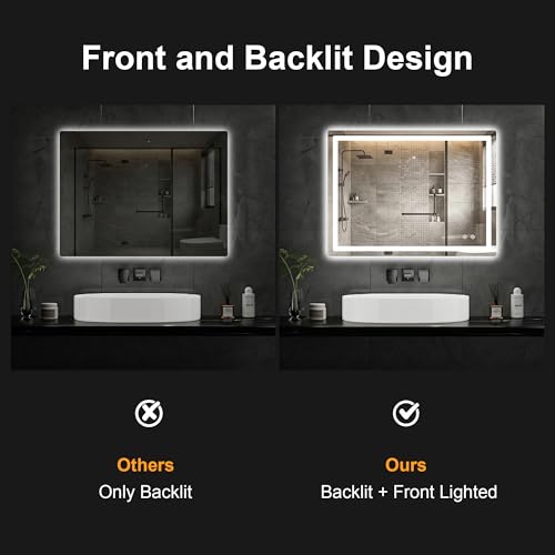 LED Bathroom Mirror with Lights